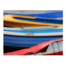 Rowing Boats Postcard