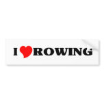 Rowing Bumper Sticker