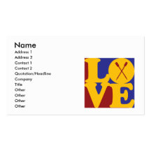 Rowing Love Business Card Templates