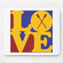 Rowing Love Mouse Pads