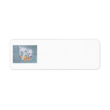 Roxie the Dalmatian Pup Return Address Label