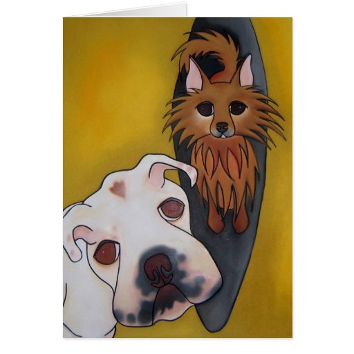 Roxy & Irish by Robyn Feeley Card