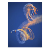 Royal Air Force Falcons display parachute team, Wo Post Cards