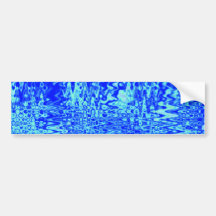 Royal and Light Blue Customizable Bumper Stickers