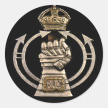 Royal Armoured Corps Round Sticker