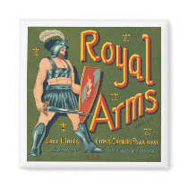 Royal Arms Fruit Crate Label Refrigerator Magnets