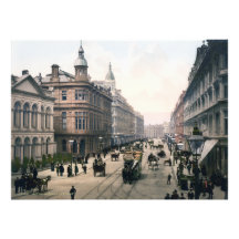 Royal Avenue Belfast Co. Antrim, Ireland 1890 Photo Print