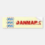 Royal Banner of Denmark Dansk gifts Bumper Sticker