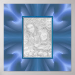 Royal Bleu Delight 1 posters