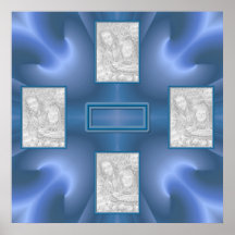 Royal Bleu Delight 2 Print