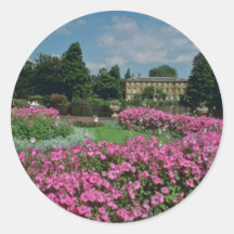Royal Botanical Gardens at Kew, London, Englan Round Stickers