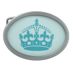 Royal British Crown belt buckles