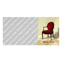 Royal Chair Photo Greeting Card