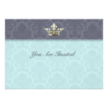 Royal Crown Wedding Invitations