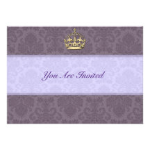 Royal Crown Wedding Invitations