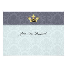 Royal Crown Wedding Invitations