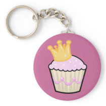 Royal Cupcake Keychain