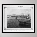 Royal Dolmabahce Palace Istanbul 1885 Print