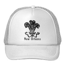 Royal Fleur de lis apparel Trucker Hat