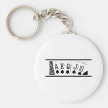 Royal Flush Key Chain