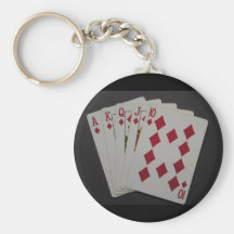 Royal Flush Key Chain