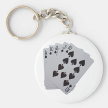 Royal Flush Keychain