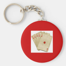 ROYAL FLUSH KEYCHAINS