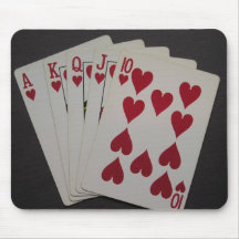 Royal Flush Mouse Pads