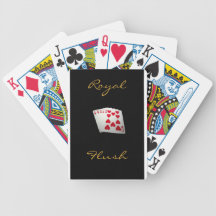 ROYAL FLUSH PLAYING CARD POKER DECK