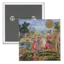 Royal Hunt, from Isfahan, Iran Pin