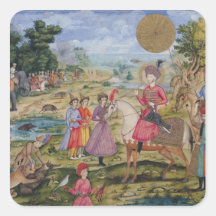 Royal Hunt, from Isfahan, Iran Sticker