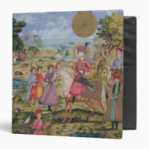 Royal Hunt, from Isfahan, Iran Vinyl Binder