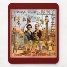 Royal Japanese Troupe 1892 Mousepads