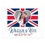 Royal Kiss - William & Kate Wedding Postcard