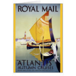 Royal Mail "Atlantis" Autumn Cruises cards