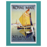 Royal Mail Atlantis Autumn Cruises Poster letterhead