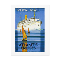 Royal Mail Atlantis Cruises Vintage Postcard