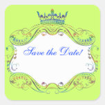 Royal Medallion with Crown Stickers