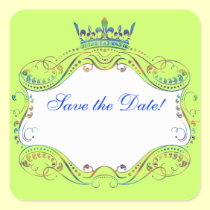 Royal Medallion with Crown Stickers stickers