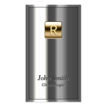 Royal Metallic Climatologist Business Card
