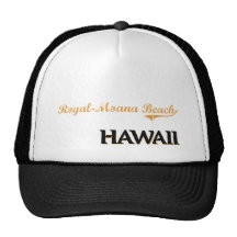Royal-Moana Beach Hawaii Classic Trucker Hats