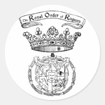 Royal Order of Rogues crest sticker