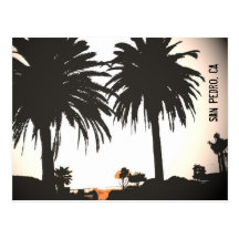 Royal Palms Postcards San Pedro, CA