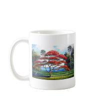 Royal Poinciana Tree Art Coffee Mugs