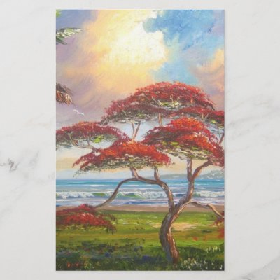 Colourful Tree Painting