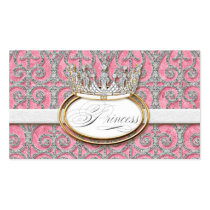 Royal Princess Crown Baby Girl Shower Favour Tags