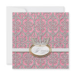 Royal Princess Crown Baby Shower Invitation