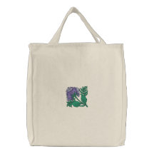 Royal Purple Embroidered Bag