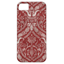 Royal Red Damask iPhone 5 Covers