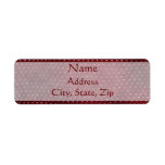 Royal Red Lizard Skin Scales Labels
